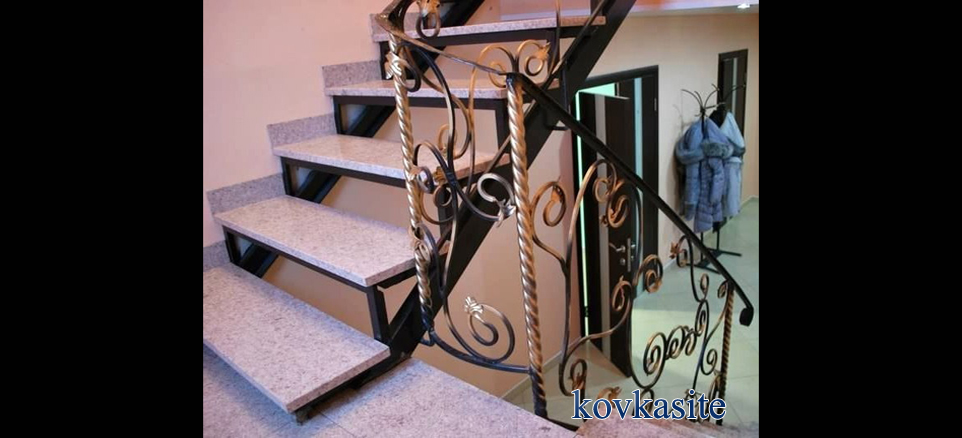 кованые металлические лестницы в москве №14